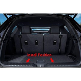 Beautost Fit for Honda New Pilot 2025 Rear Inside Bumper Sill Plate Guard Cover Trim Stainless Steel (Silver)