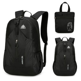 Sahunfri Faltbarer Rucksack 29L – Leichter, wasserabweisender Wanderrucksack mit erweiterbarem Stauraum für Reisen und Outdoor-Aktivitäten