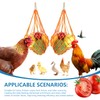 Chicken Vegetable String Bag ，Chicken Vegetable Hanging Feeder, Chicken Toy