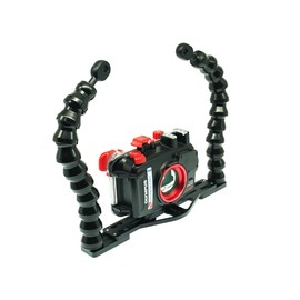 nitescuba Dual flexable Underwater Camera Tray for gopro,RX100 PT-059 Compact Camera housing Handheld Stand Camera rig Photograph Stabilizer