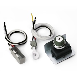 Rushare 1819-51 & 1836-32 Universal Igniter Kit for Weber Genesis & Spirit Grills with Side-Control Panel, Replacement for Weber 91360 67847 67726 Parts, E/S-210 310 320 Starter Kit