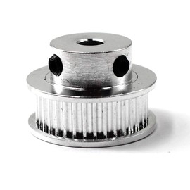 Pulley 40 Teeth Timing Belt Pulley 10 mm Bore Pulley for Ropes 6 mm 3D Printer Timing Belt Roll Pack of 4 (Wrench Included)
