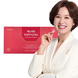 휴온스 엘루비 메노락토 프로바이오틱스 450mg 30개입 3개 (90개) Hyun's Eluvi Menolacto Probiotics 450mg 30 capsules x 3 (90 capsules)