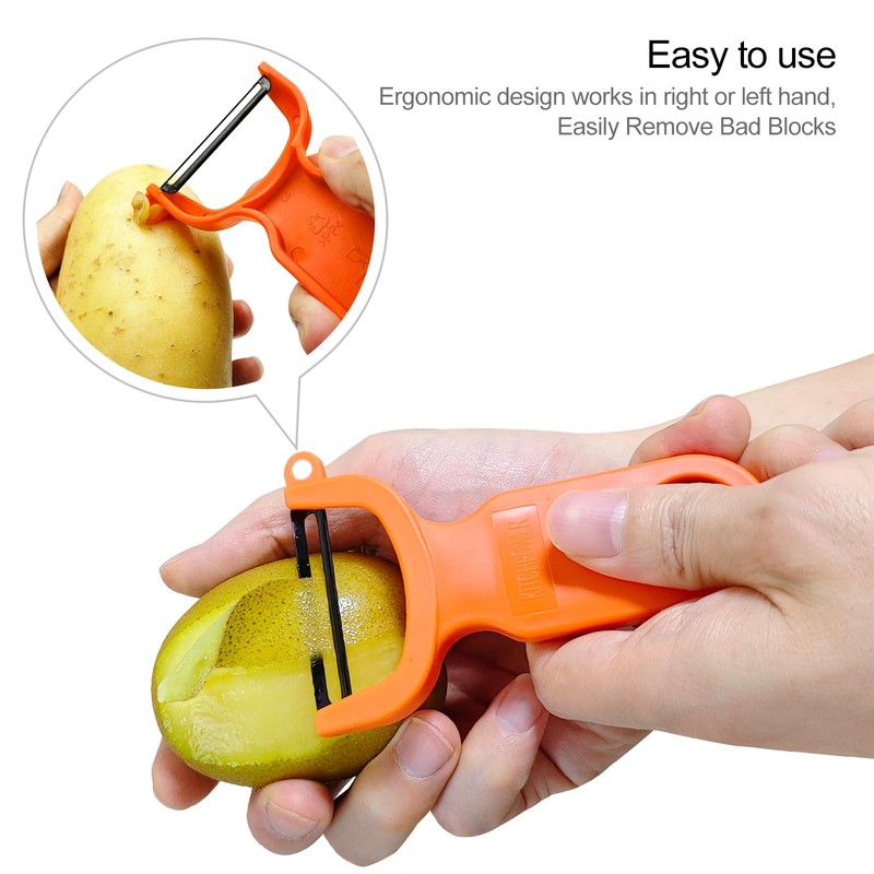 Original Vegetable Peeler, Potato Peelers for kitchen Carbon Steel Blade
