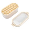 Ice Cube Tray with Lid Bin 2 Layer Ice Trays