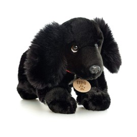 Toyland® LUPO The Black Cocker Spaniel Dog Soft Plush Toys 35cm By Toyland