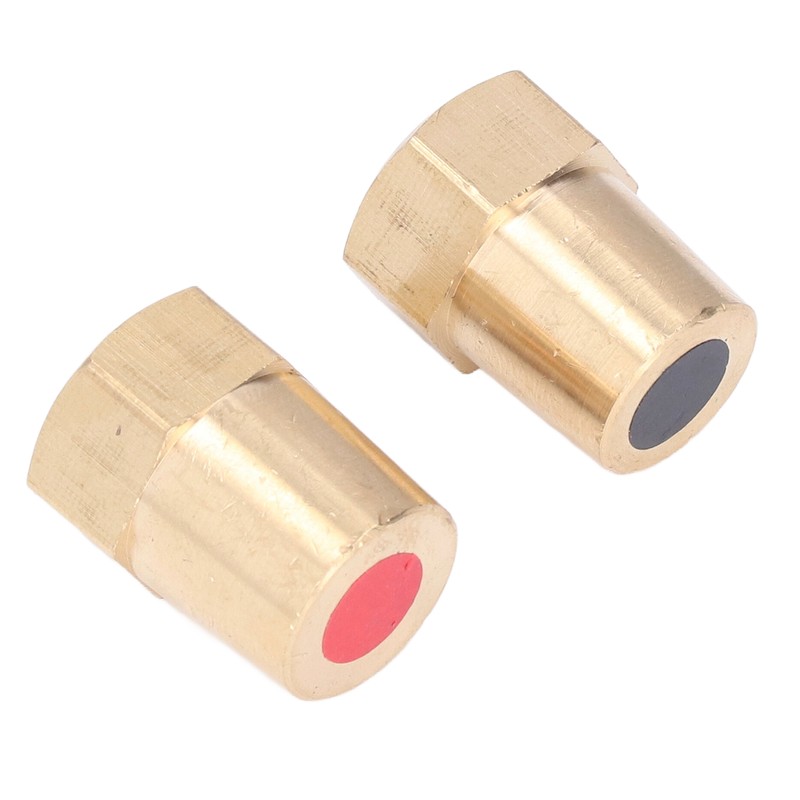 2pcs Battery Connector Revise M8 Brass Good Electrical Conductivity Pile