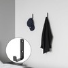 Vxcvzv 4PCS Heavy Duty Hooks, Black Ladder Hook for Garages