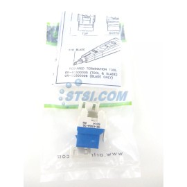 Ortronics OR-KS6A-36 TechChoice 6 Cat6 Keystone Jack, Blue ~STSI