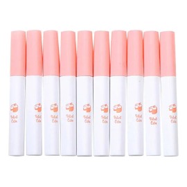Brillo De Labios Mate Antiadherente Para Regalar, 10 Juegos Rosa