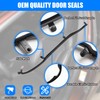 KAVIUS Door Front Weatherstrip Driver Side Compatible with Ford Explorer