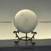 Ahantper 3.15"/80mm Crystal Ball with Stand, Modern Home Decor Gift