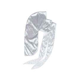 RED by Kiss Silky Satin Durag Premium Smooth Silky Durag for Men & Women 360 Waves Headwraps (Grey)