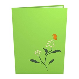 Lovepop 3D Pop-Up Card Butterfly Greeting Card for Mother's Day, Birthday, Anniversary Thank You Card, Greeting Card Spring | Includes Envelope & Hidden Compartment for Money & Vouchers