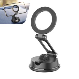 Downhill 1 PC Dashboard Phone Holder, 360 Adjustable Dashboard Phone Holder, Multifunctional Strong Magnetic Center Console Navigation Fixing Bracket, Universal Automotive Interior Accessories(Black)