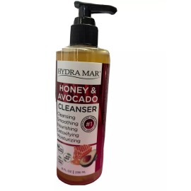 HYDRA MAR HONEY&AVOCADO CLEANSER CLEANSING SMOOTHING NOURISHING DETOXIFYING8FL
