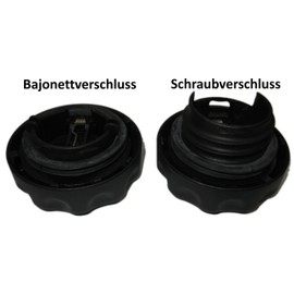 EasyCap Petrol Tank Lid Fresh As DTM and Formula 1 Bayonet Clasp Black