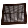 Air Ventilation Plastic Grill Cover 250mm x 250mm/Brown