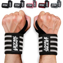 Jungle Beast Muñequeras para Gimnasio y Crossfit, Correas de muñeca para Hombres y Mujeres, Levantamiento de pesas, Gym, Crossfit, (PAR).