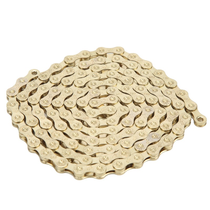 Bike Chain 116 Links 10 Speed Electroplating Rust Protection Mountain