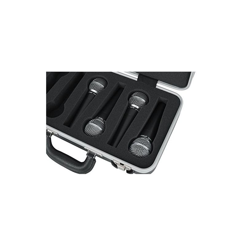 Gator GM-6-PE Estuche para 6 Micrófonos, negro