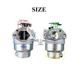 YAMAKATO GCV160 Carburetor for Honda 16100-Z0L-023 GCV160A GCV160LA Lawn Mower Carb Kit for HRS216 HRB216 HRR216 HRT216 w/Manual Choke