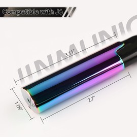 JINMUNIC 2pcs Lighter Case Cover Holder Metal Vintage Floral Stamped Fit for BIC Full J6 Series Lighter