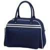 BagBase Bg075Fnwh Retro Bowling Bag French Navy/White Bg075 - French