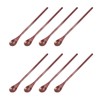 Oedema 8 Pcs Long Handle Tasting Spoons 8 Inch Wooden