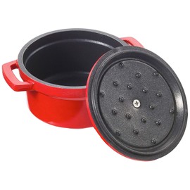 Lacor Cast Aluminum Red Casserole D.14 Cms, One Size