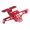 Adjustable License Plate Frame with Light Aluminum Alloy Mudguard Eliminator
