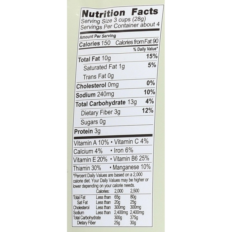 Living Intentions Organic Superfood Popcorn – Salsa Verde – NonGMO