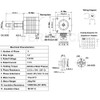 Iverntech NEMA 17 Stepper Motor with Integrated 350mm T8 Lead