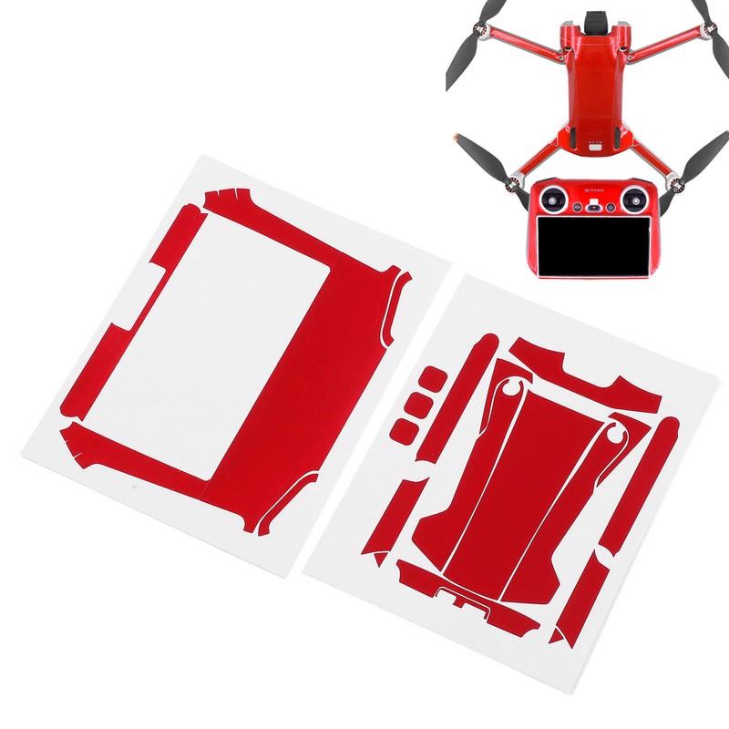 Drone Fluorescent Sticker Waterproof PVC Repeatable Paste Drone Body Remote