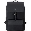 Expatrié Backpack Women Cotton Canvas & Vegan PU Leather Black