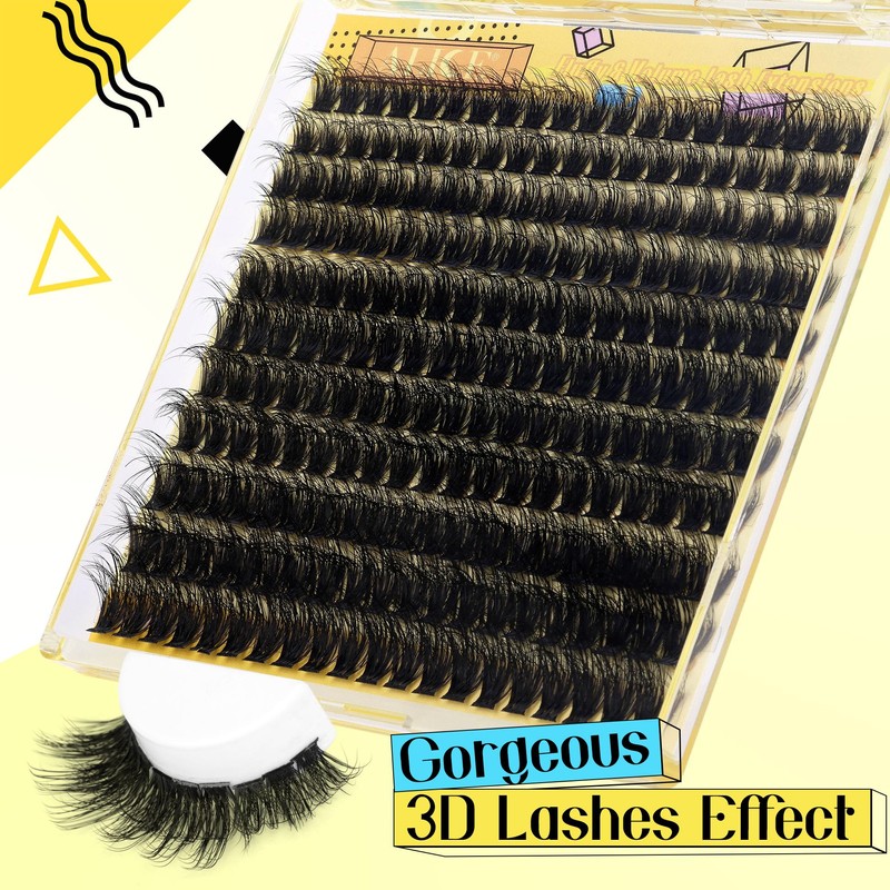 ALICE Fluffy Volume Lash Clusters Natural Lash Extensions DIY Eyelash