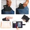 Leather Passport Holder Covers Case, Waterproof RFID Blocking Travel Wallet