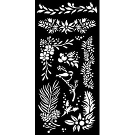 Stamperia KSTDL127 Scrapbook Pad, Black/White, 12 cm x 25 cm