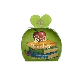 The English Soap Company Heart Guest Soaps Scented Set of 3 x 20g (Best Teacher - Orchard Grove)