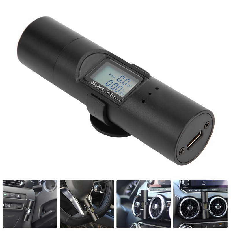 Alcohol Tester High Sensitivity Digital Breathalyzer Liquid Crystal Display USB