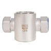 1" NPT Stainless Steel 304 Sight Water Flow Indicator Plastic