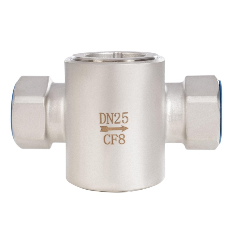 1" NPT Stainless Steel 304 Sight Water Flow Indicator Plastic