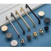 BOZONLI Zinc Alloy Cupboard Handles, Brushed Matte Kitchen Door Handles