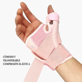 Férula Flexible de Soporte para Pulgar y Muñeca - Alivio de Artritis y Tendinitis