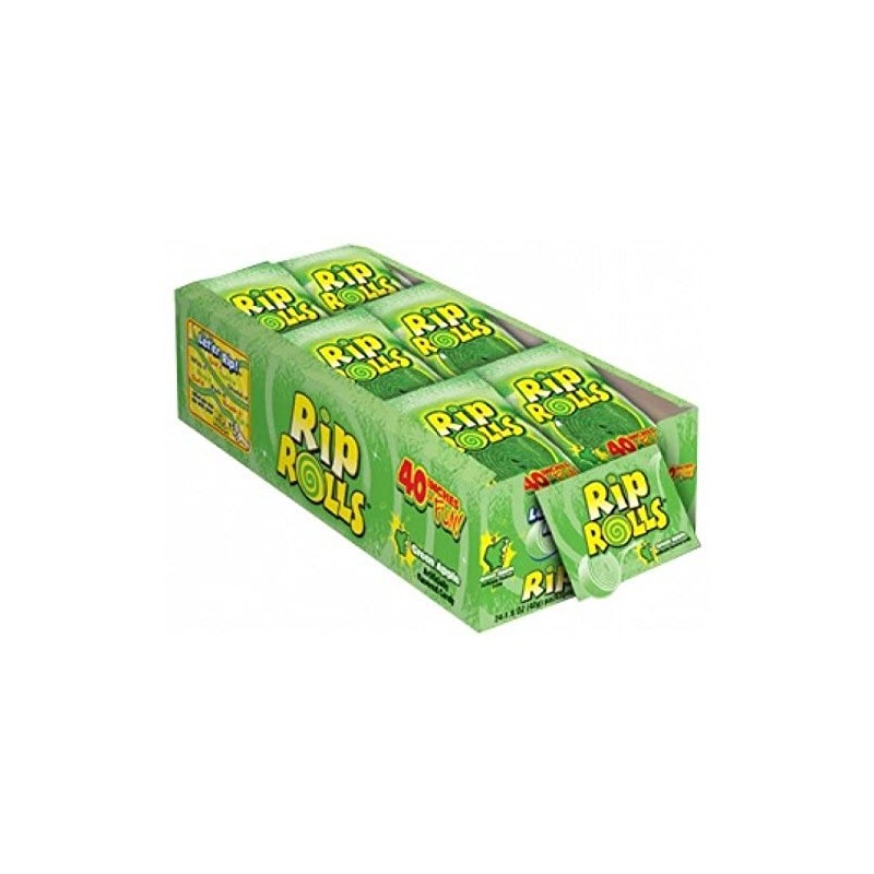 RIP ROLLS GREEN APPLE 1.4-oz Each ( 24 in a