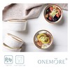 ONEMORE Ramekins 6 oz Oven Safe, Ceramic Souffle Dishes with