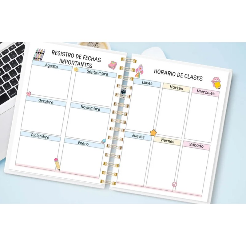 Agenda Escolar Maestra Groovy 25-26 Fechada