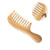 TOVINANNA 1pc Wide Tooth Wooden Comb for Hair Detangling Static