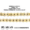 NICHE Gold 420 X-Ring Chain 100 Links With Connecting Master