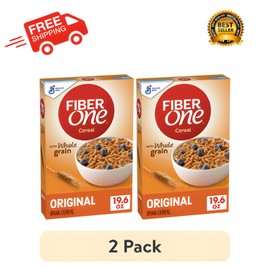 Fiber One Cereal, Original Bran (32.4 oz, 2 pk.)